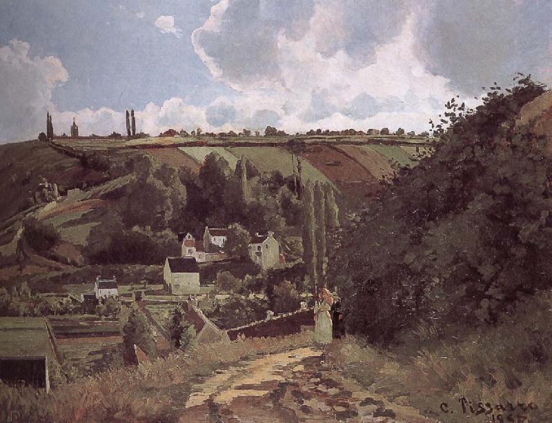Camille Pissarro Loose multi-tile this Canada thunder hillside oil painting picture